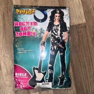 Spirit Rocked Out Zombie Costume for Girls - XL/12-14